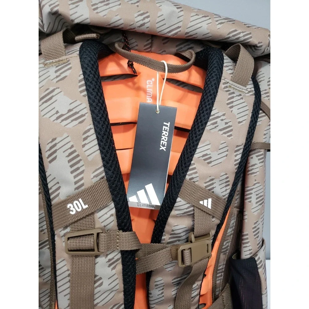 NWT 30L ADIDAS TERREX XPLORIC CLIMACOOL BACKPACK LEO KE2270 HIKING TACTICAL CAMP